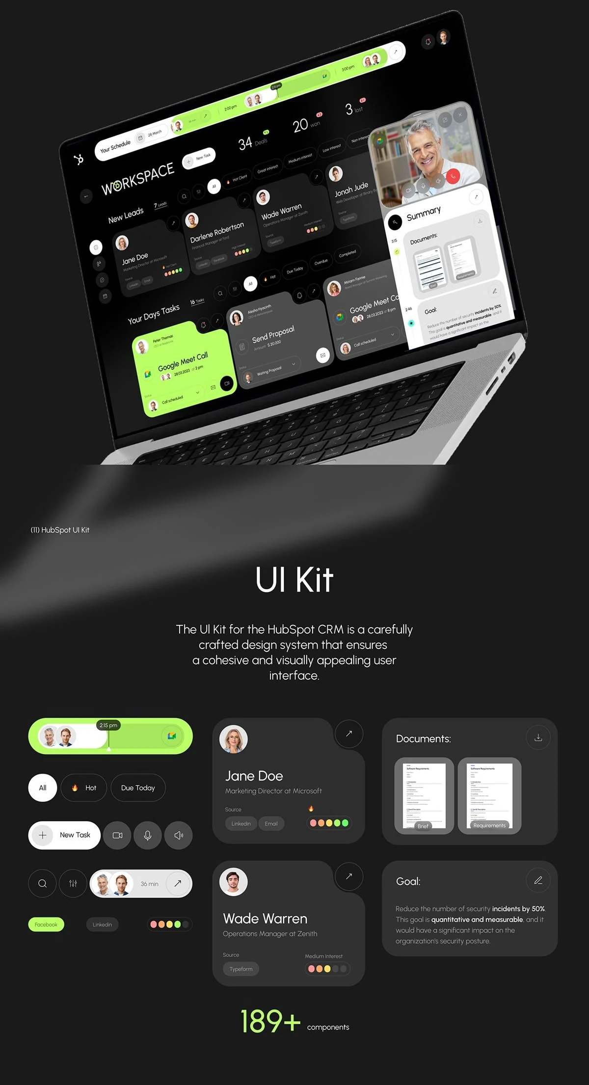 UI Kit CAP Education: компоненты, переключатели и более 189 элементов